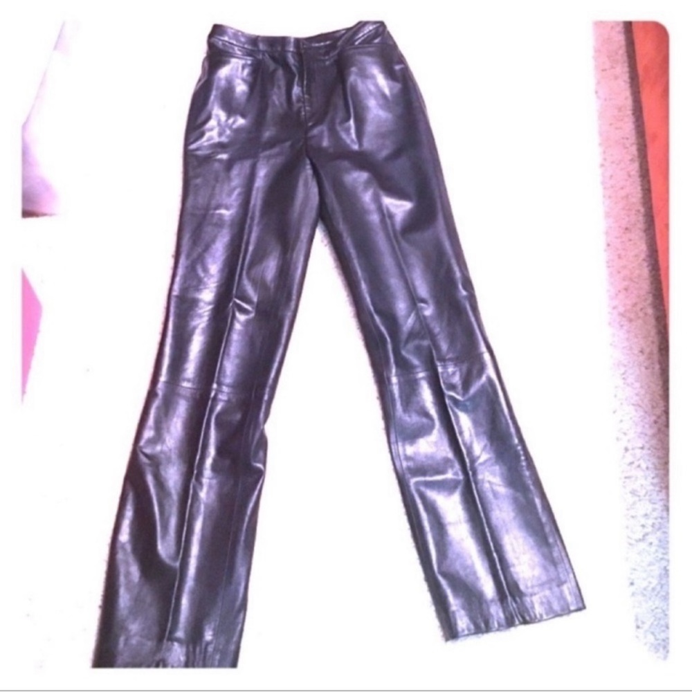 ELLEN TRACY VINTAGE LEATHER PANTS